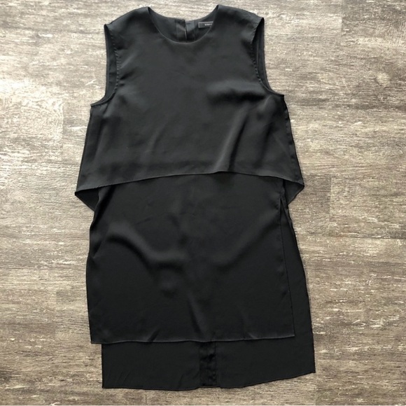 BCBGMaxAzaria black silky Tunic, EUC - Picture 1 of 7